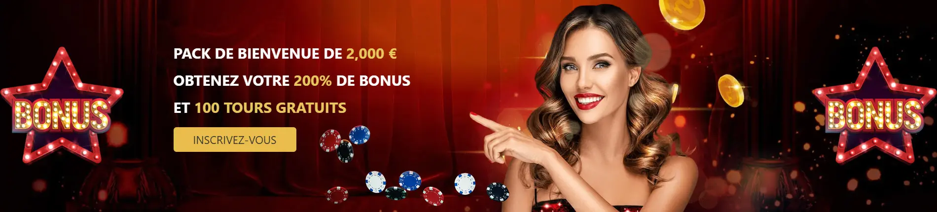 Obtenez votre 200% de bonus WIN UNIQUE CASINO